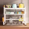 JoybosÃ‚Â® Dish Rack Over The Sink with Cutlery Drainer