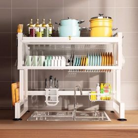 JoybosÃ‚Â® Dish Rack Over The Sink with Cutlery Drainer