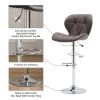Bar Chair Scandinavian Design; Swivel Lift; Suitable for Dining and Kitchen Bar Chairs (2 Pieces)