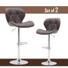 Bar Chair Scandinavian Design; Swivel Lift; Suitable for Dining and Kitchen Bar Chairs (2 Pieces)