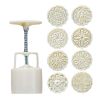 8 Stamps - Plastic Baking Molds - Moon Cake Mold Small Cake Mold Ã¢â‚¬â€œ 75G