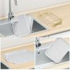 Kitchen Drain Tray; Bowl Cup Dish Drying Rack ; Tea Plate Drainboard Kitchen Sink Tray; Bathroom Draining Board Bowl Cup Dish Drying Rack White