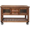 Kitchen Cart Distressed Chestnut