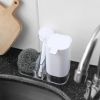 Kitchen Sink Countertop Organizer Multifunctional Cleaning Utensils-Dish Soap Dispenser Sponge Holder For Sink (only pick up)
