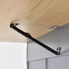 Rolling Mobile Kitchen Island with Solid Wood Top