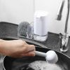 Kitchen Sink Countertop Organizer Multifunctional Cleaning Utensils-Dish Soap Dispenser Sponge Holder For Sink (only pick up)
