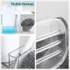 Kitchen Sink Countertop Organizer Multifunctional Cleaning Utensils-Dish Soap Dispenser Sponge Holder For Sink (only pick up)