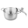 Stainless Steel 5QT Stock Pot with Tempered Glass Lid and Double Handles  (only pick up)