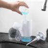 Kitchen Sink Countertop Organizer Multifunctional Cleaning Utensils-Dish Soap Dispenser Sponge Holder For Sink (only pick up)