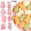 3D Cookie Cutters for Baking, 16 PCS Biscuit Fondant Cookie Cutter Set for Kids