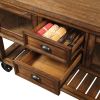 Kitchen Cart Distressed Chestnut