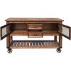 Kitchen Cart Distressed Chestnut